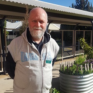 Len, volunteer at Ingle Farm