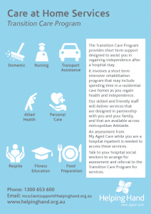 Transition Care Program