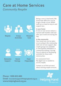 Home and Community Respite