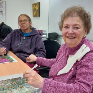 People of Helping Hand Gloria and Annette