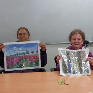 People of Helping Hand Gloria and Annette diamond painting