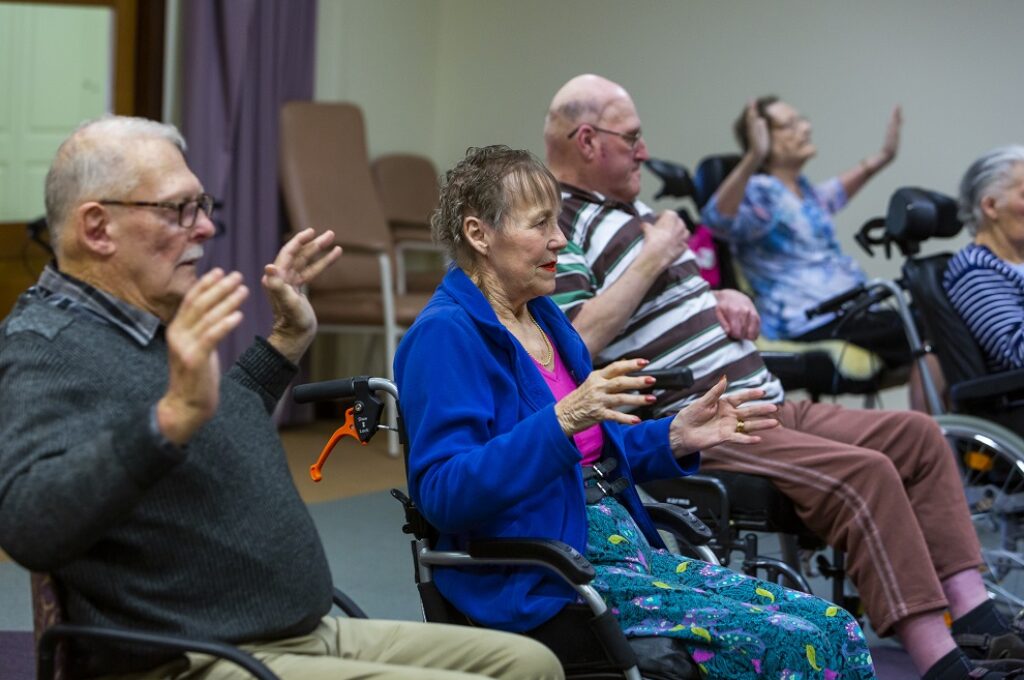 Group exercise class