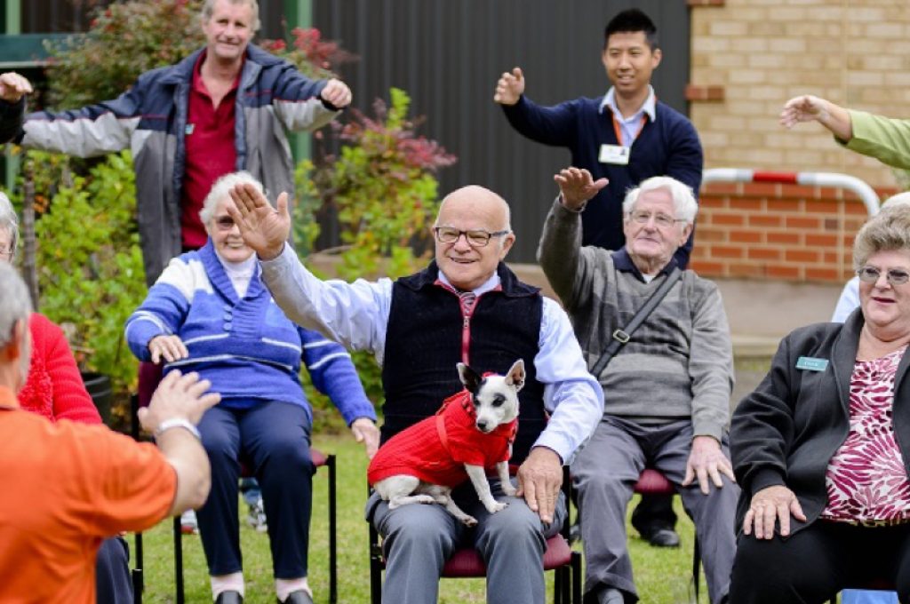 Group exercise class